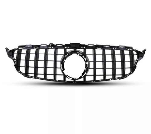 MQ Black GT Style Grille - Mercedes C-Class W205 (2014 - 2018)
