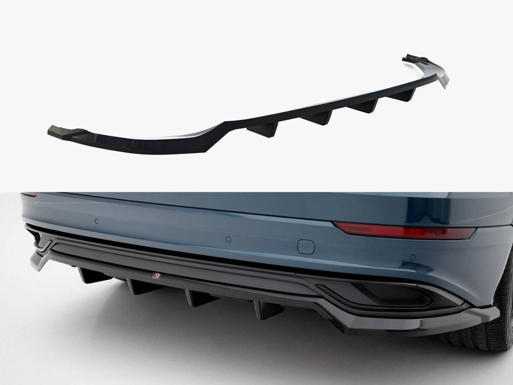 Rear Splitter (Vertical Bars) compatible with Audi Q8 Mk1