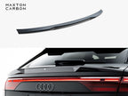 Carbon Fiber Tailgate Spoiler (Lower) compatible with Audi SQ8 / Q8 S Line Mk1 Facelift