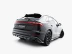 Carbon Fiber Tailgate Spoiler (Lower) compatible with Audi SQ8 / Q8 S Line Mk1 Facelift