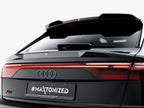 Carbon Fiber Tailgate Spoiler (Lower) compatible with Audi SQ8 / Q8 S Line Mk1 Facelift