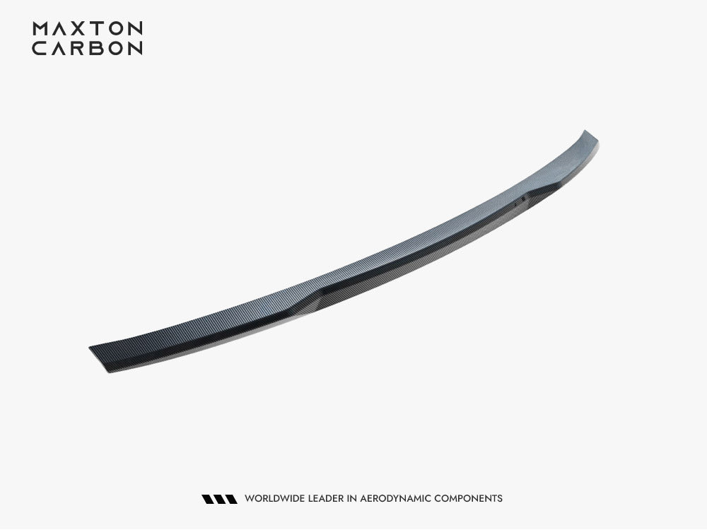 Carbon Fiber Tailgate Spoiler (Lower) compatible with Audi SQ8 / Q8 S Line Mk1 Facelift
