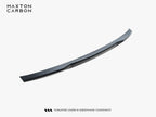Carbon Fiber Tailgate Spoiler (Lower) compatible with Audi SQ8 / Q8 S Line Mk1 Facelift