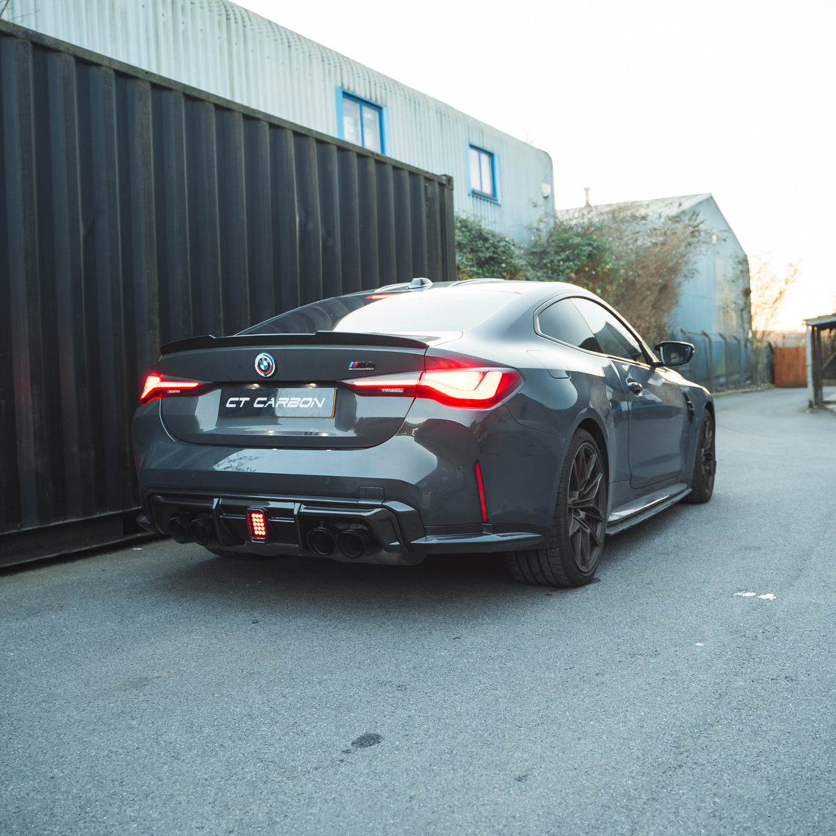 CT Carbon Diffuser V3 (CT Design) (with LED) - BMW M3/M4 G80/G82 (2021 - Onwards)