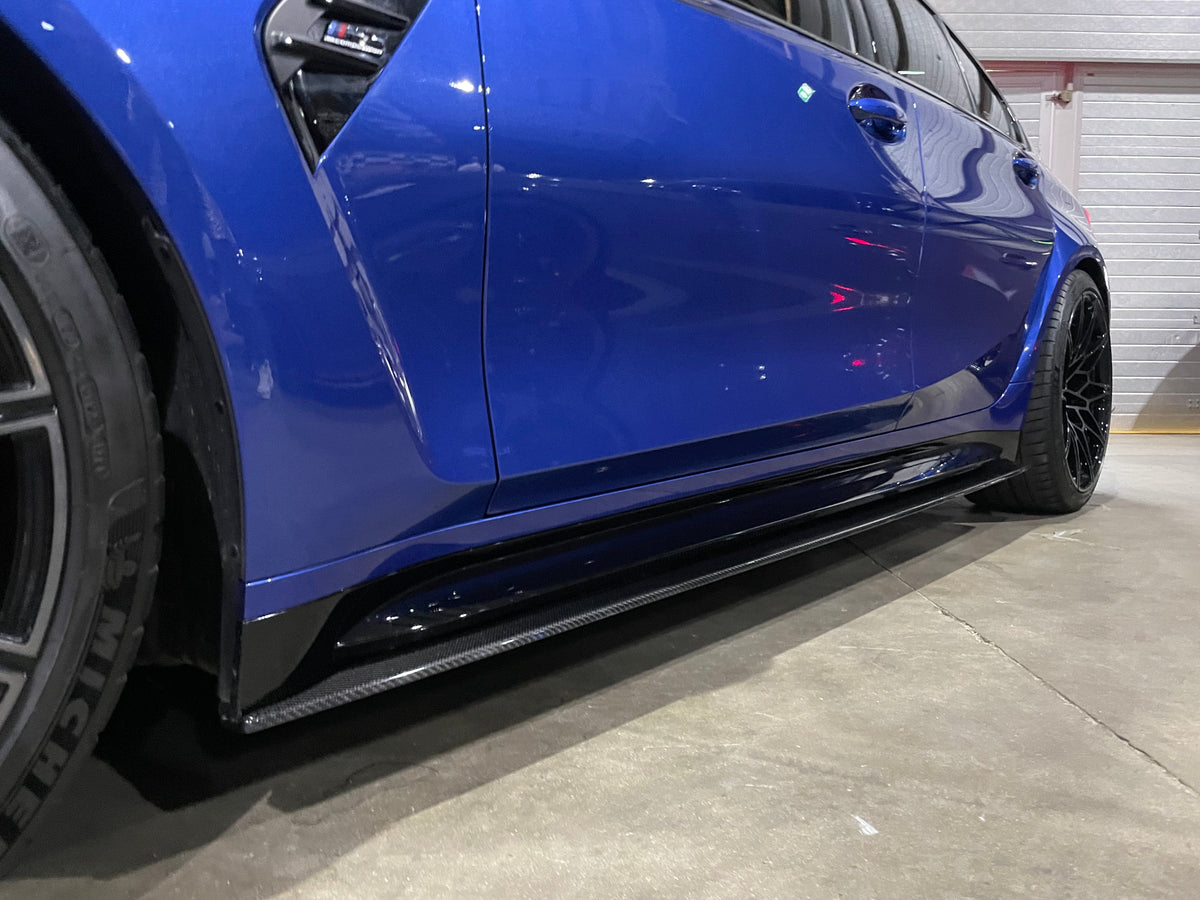CT Carbon Side Skirt Extensions V1 (CT Design) - BMW M4 G82 (2021 - Onwards)