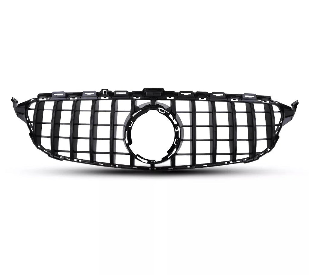 MQ Black GT Style Grille - Mercedes C-Class W205 FACELIFT (2018 - 2021)